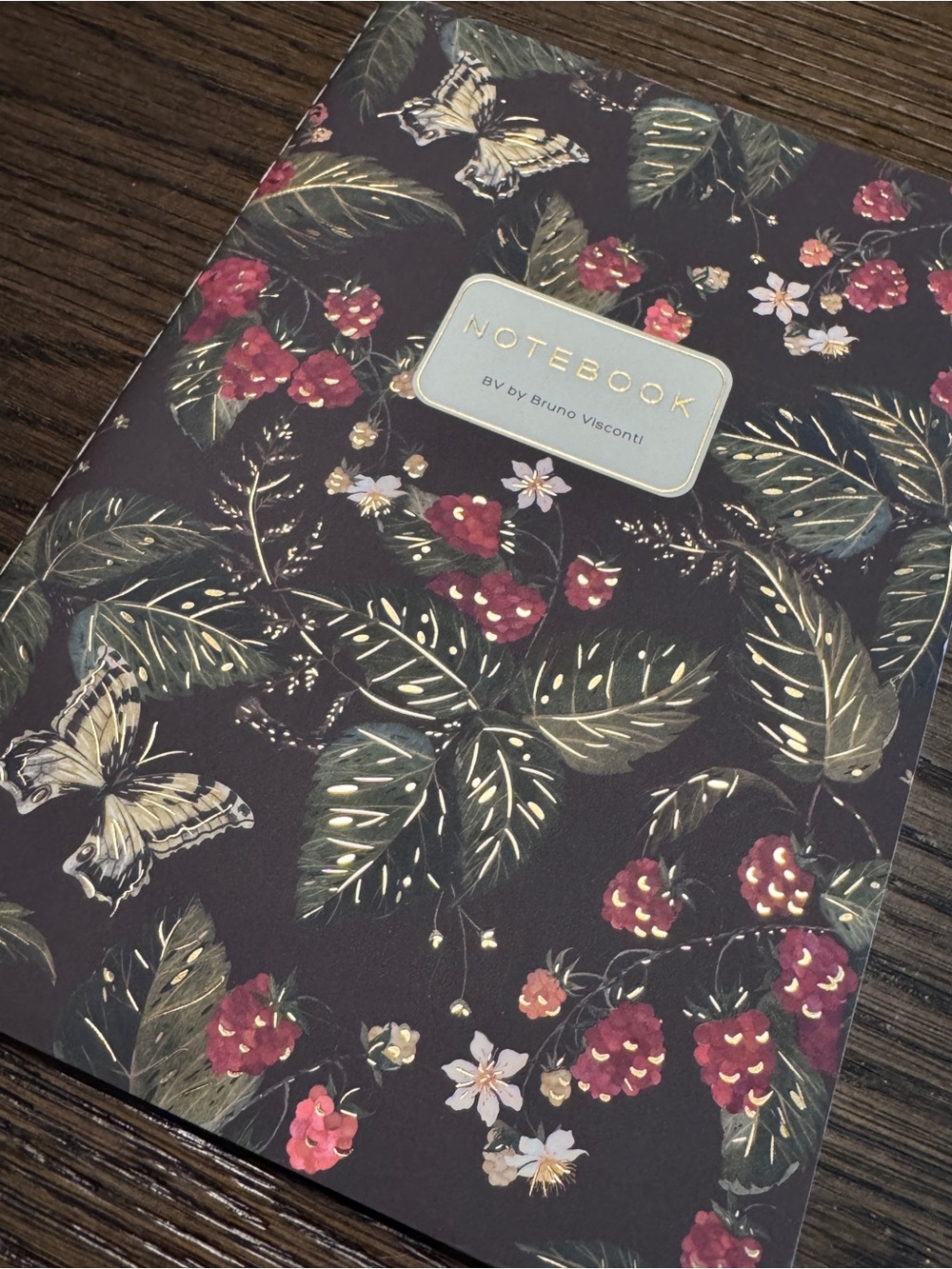 Bruno Visconti Soft Touch Wild Raspberries Notebook Journal A5 NEW